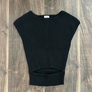 Aritzia Wilfred Knit Keyhole Top
